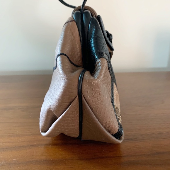 ❌Sold Vintage 80s Clemente Patchwork Snake Purse - Picture 8 of 13